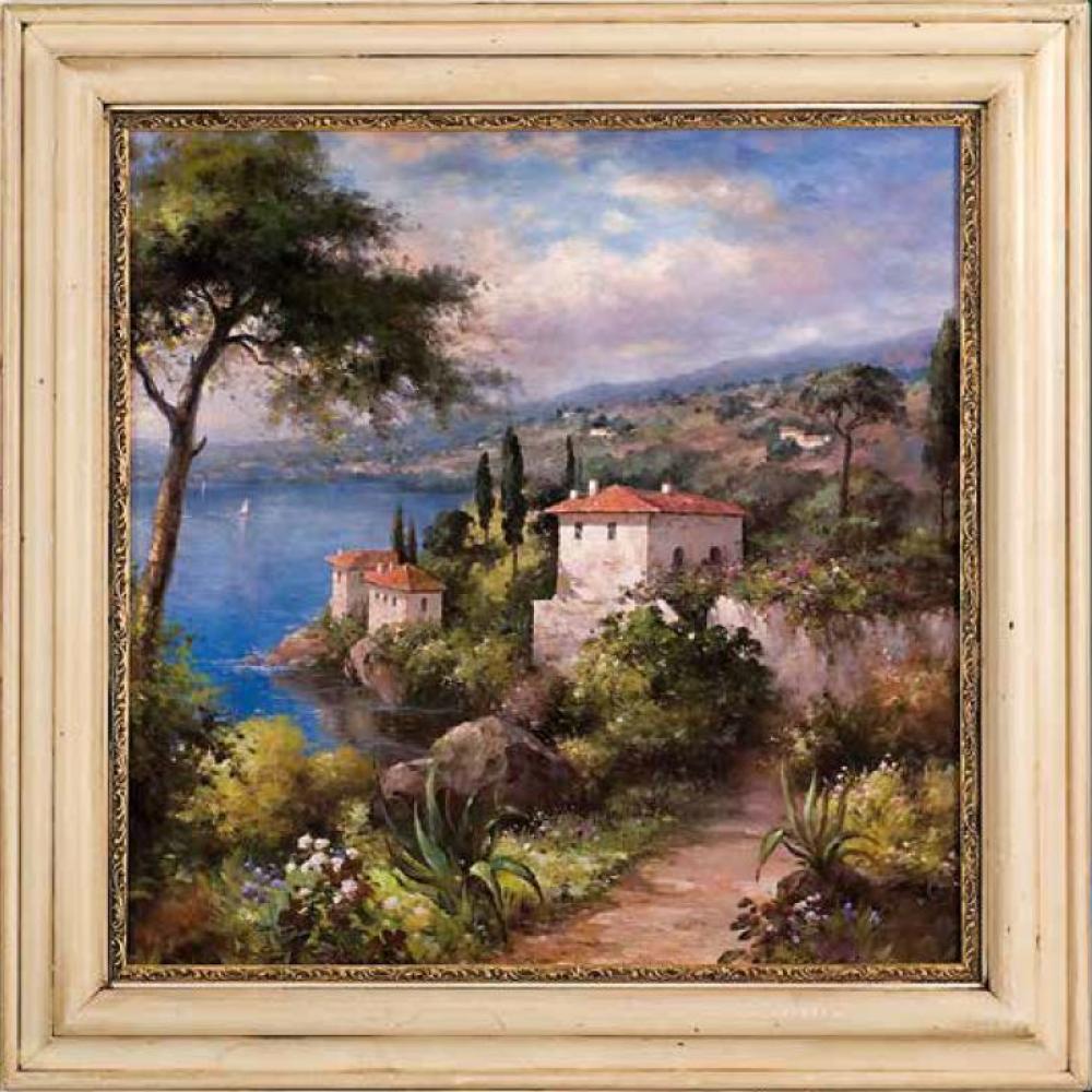 mediterran fali kep festmeny rusztikus fakeretes elegans polgari fali dekoracio nappali iroda minosegi luxus ajandek haloszoba toszkan oalsz hangulatu festmenyek lameridiana.jpg